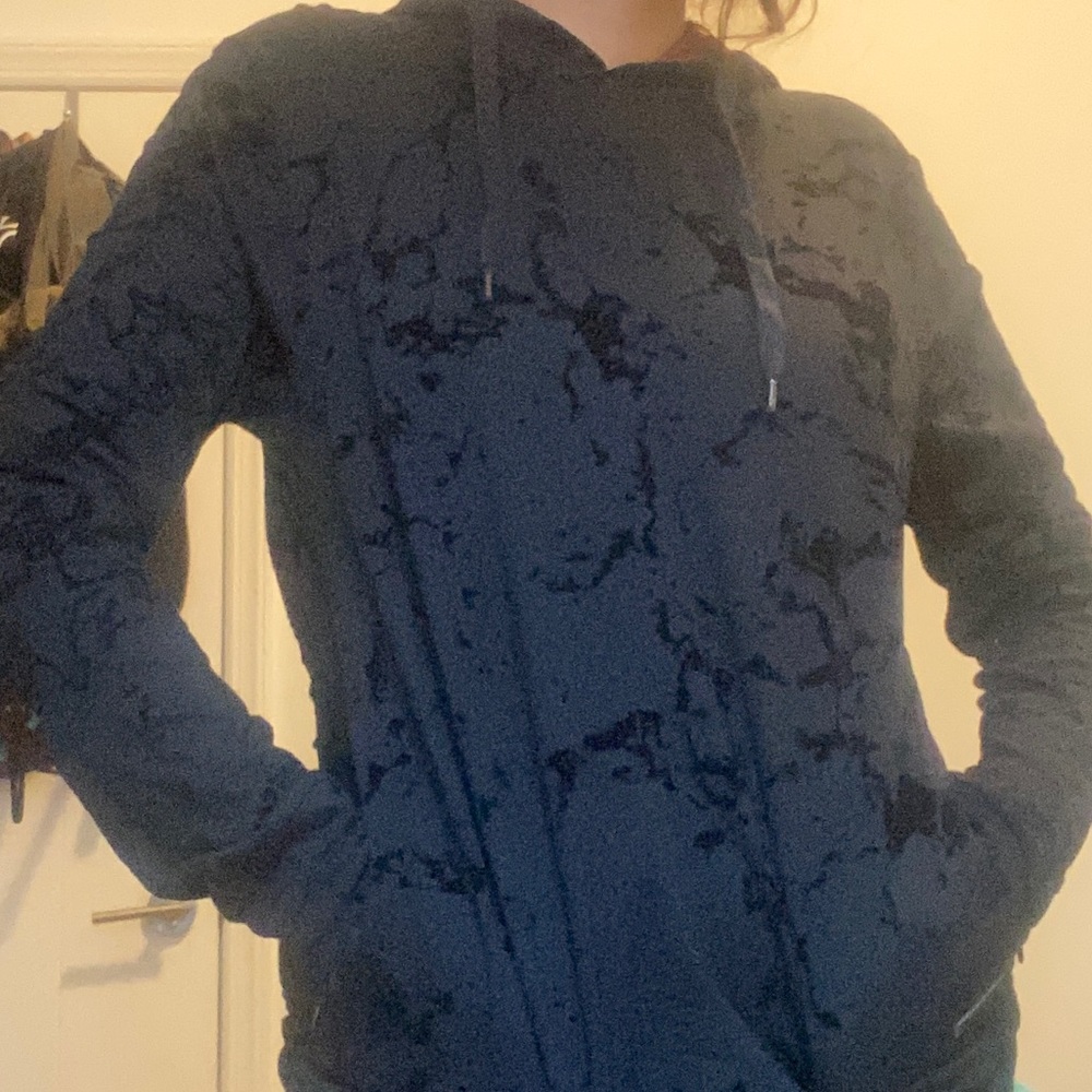 Black Velvet Buffalo Hoodie